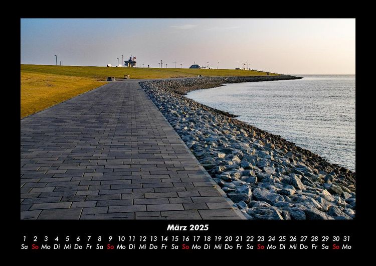 Produktbild: Nordsee 2025 Fotokalender DIN A3