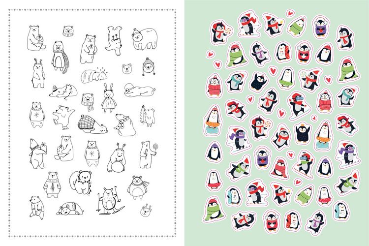 Produktbild: Stickerbuch Lustige Tiere I &Uuml;ber 1000 Sticker