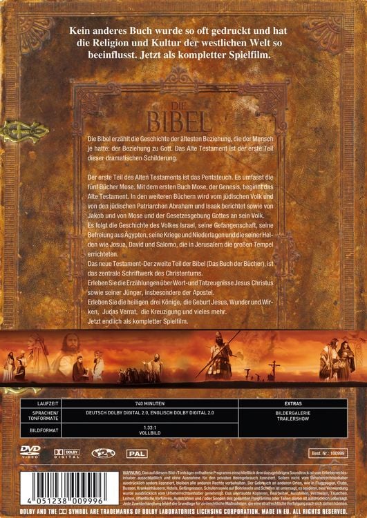 Produktbild: Die Bibel [3 DVDs]