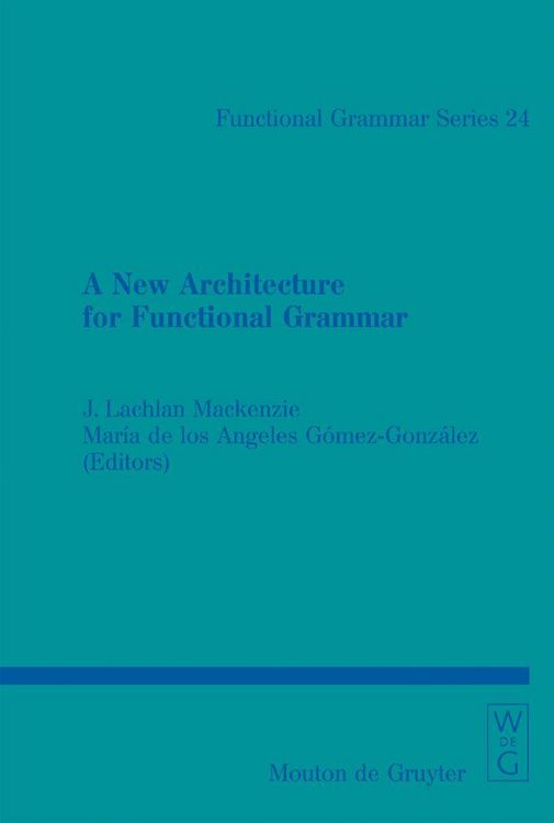 Produktbild: A New Architecture for Functional Grammar