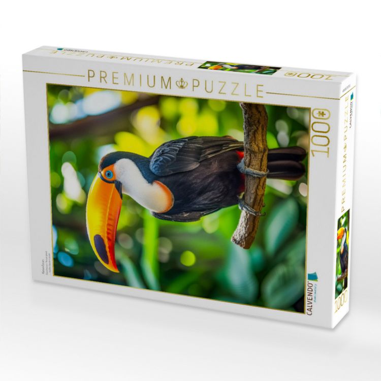 Produktbild: CALVENDO Puzzle RiesenTucan | 1000 Teile Lege-Gr&ouml;&szlig;e 64x48cm Foto-Puzzle f&uuml;r gl&uuml;ckliche Stunden