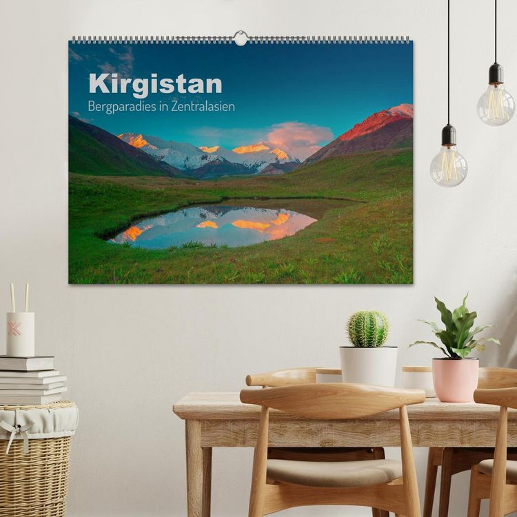 Produktbild: Kirgistan Bergparadies in Zentralasien (Wandkalender 2026 DIN A2 quer), CALVENDO Monatskalender
