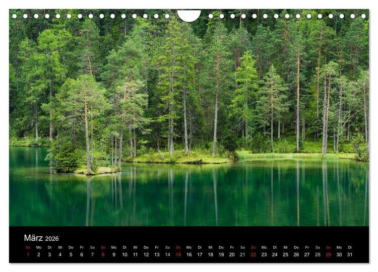 Produktbild: Landschaft im Licht (Wandkalender 2026 DIN A4 quer), CALVENDO Monatskalender