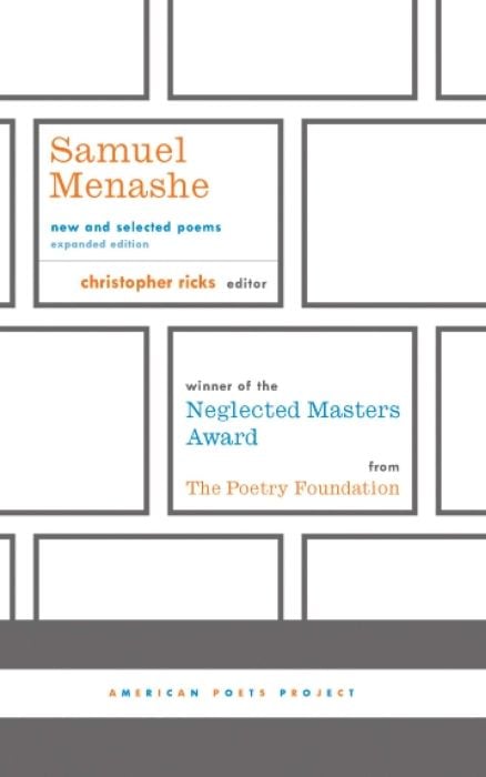 Produktbild: Samuel Menashe: New and Selected Poems: (American Poets Project #17)