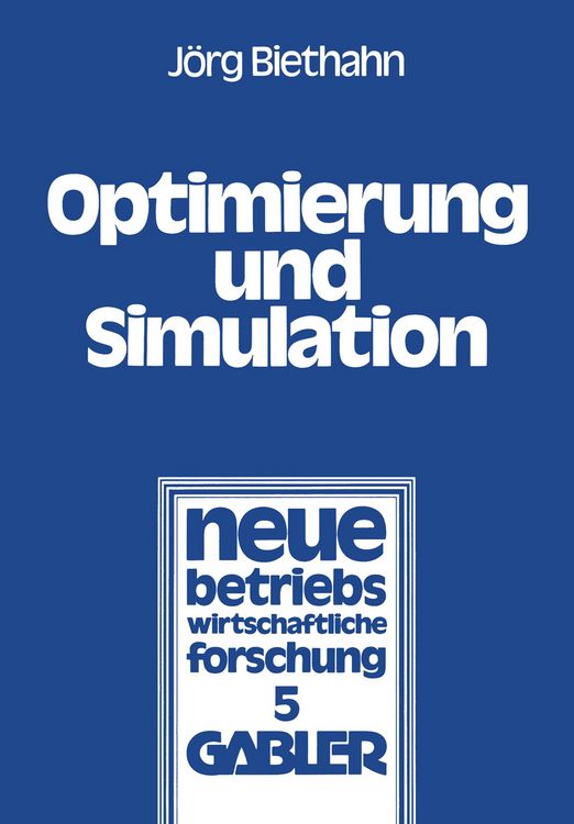 Produktbild: Optimierung und Simulation