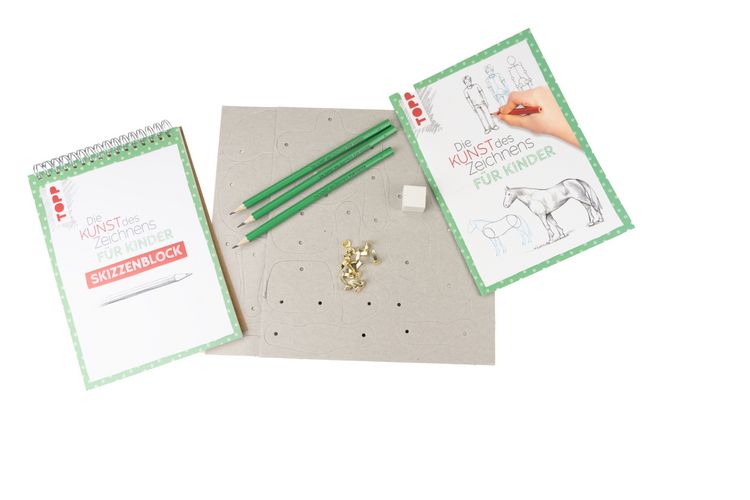 Produktbild: Kreativ-Set Kunst des Zeichnens f&uuml;r Kinder