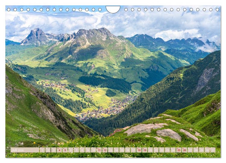 Produktbild: Lech - magic Arlberg (Wandkalender 2026 DIN A4 quer), CALVENDO Monatskalender