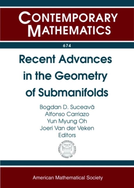 Produktbild: Recent Advances in the Geometry of Submanifolds