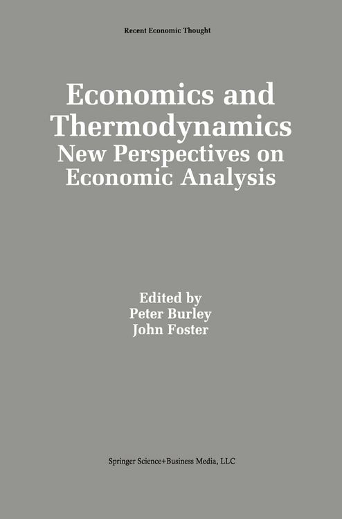 Produktbild: Economics and Thermodynamics