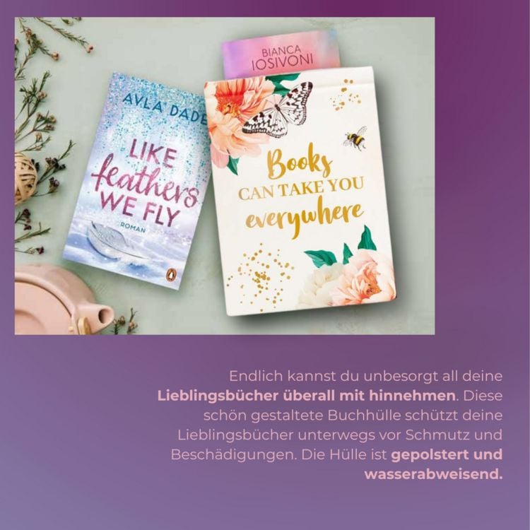 Produktbild: My Booklove Buchh&uuml;lle hell