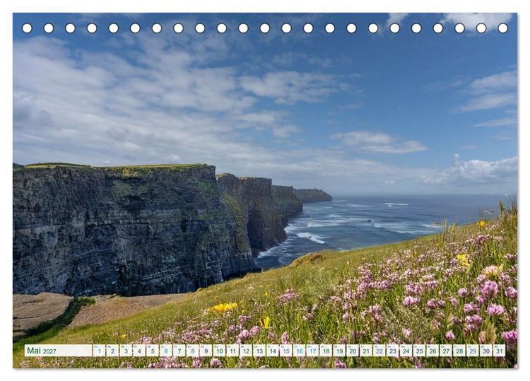 Produktbild: Irland - Unterwegs auf dem Wild Altantic Way (Tischkalender 2027 DIN A5 quer), CALVENDO Monatskalender