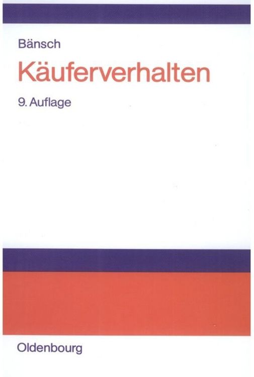 Produktbild: K&auml;uferverhalten