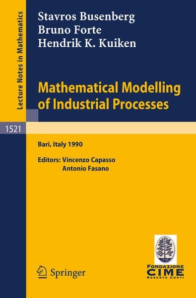 Produktbild: Mathematical Modelling of Industrial Processes