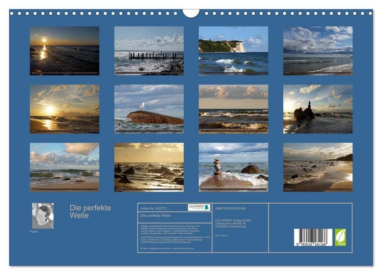 Produktbild: Die perfekte Welle (Wandkalender 2026 DIN A3 quer), CALVENDO Monatskalender