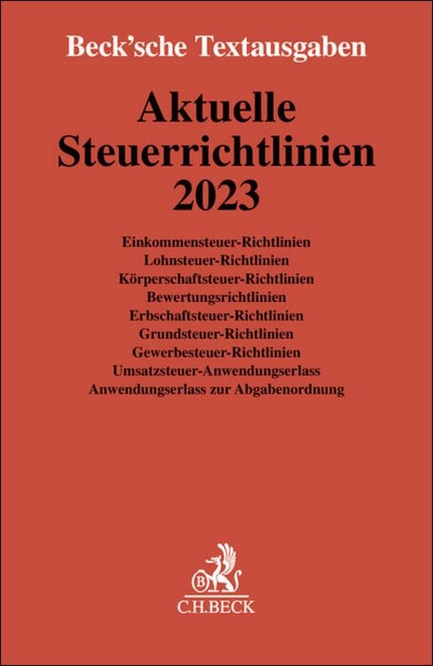 Bild vom Artikel Aktuelle Steuerrichtlinien 2023 vom Autor 