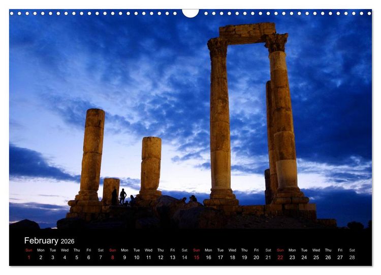 Produktbild: Monuments of Jordan 2026 (Wall Calendar 2026 DIN A3 landscape), CALVENDO 12 Month Wall Calendar