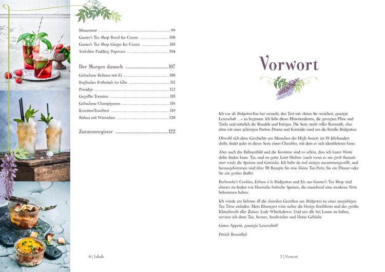 Das inoffizielle Kochbuch zu Bridgerton