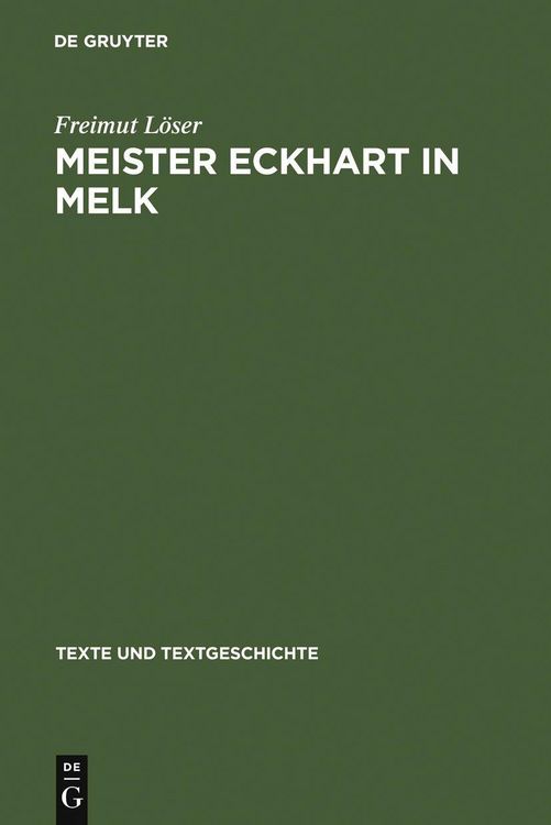 Produktbild: Meister Eckhart in Melk