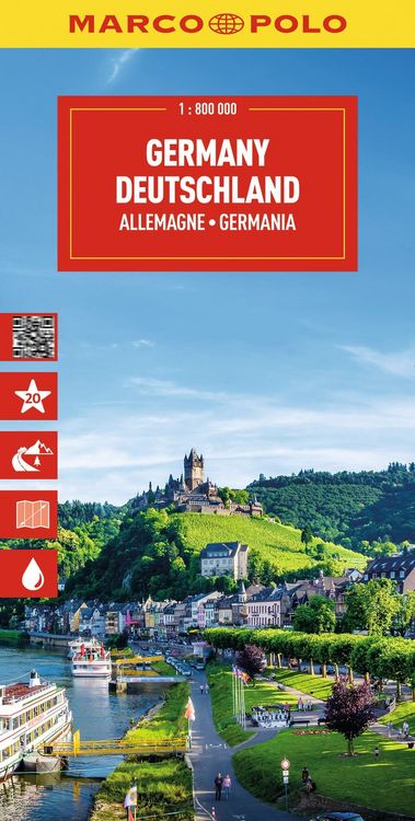 Produktbild: MARCO POLO Reisekarte Deutschland 1:800.000