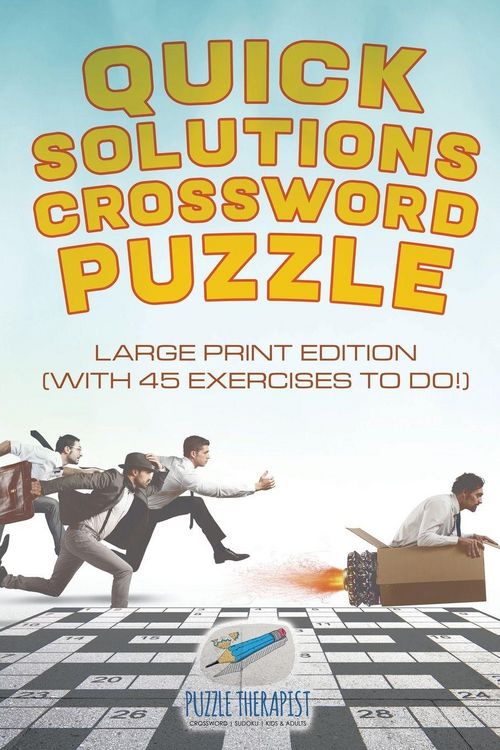 Produktbild: Quick Solutions Crossword Puzzle | Large Print Edition (with 45 exercises to do!)