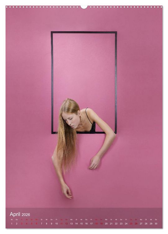 Produktbild: framed portraits - fine art Fotografie von Michael Allmaier (Wandkalender 2026 DIN A2 hoch), CALVENDO Monatskalender