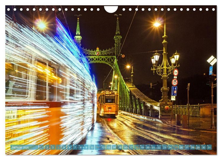 Produktbild: Romantisches Budapest - Ungarns sch&ouml;ne Hauptstadt an der Donau (Wandkalender 2026 DIN A4 quer), CALVENDO Monatskalender