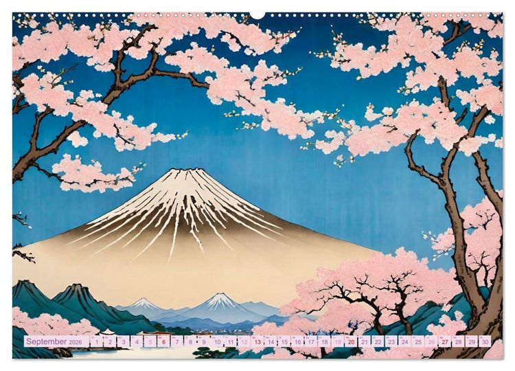 Produktbild: Hanami in Japan (Wandkalender 2026 DIN A2 quer), CALVENDO Monatskalender