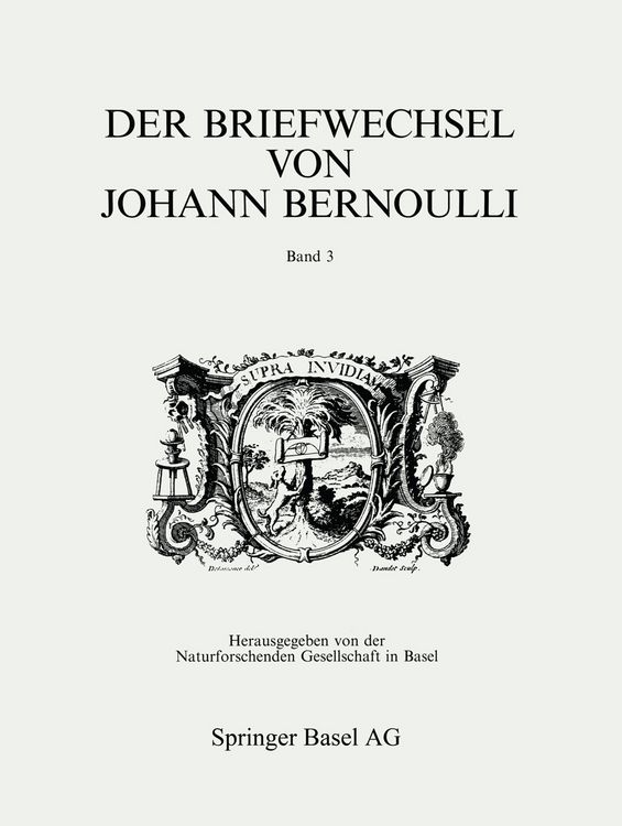 Produktbild: Der Briefwechsel von Johann I Bernoulli
