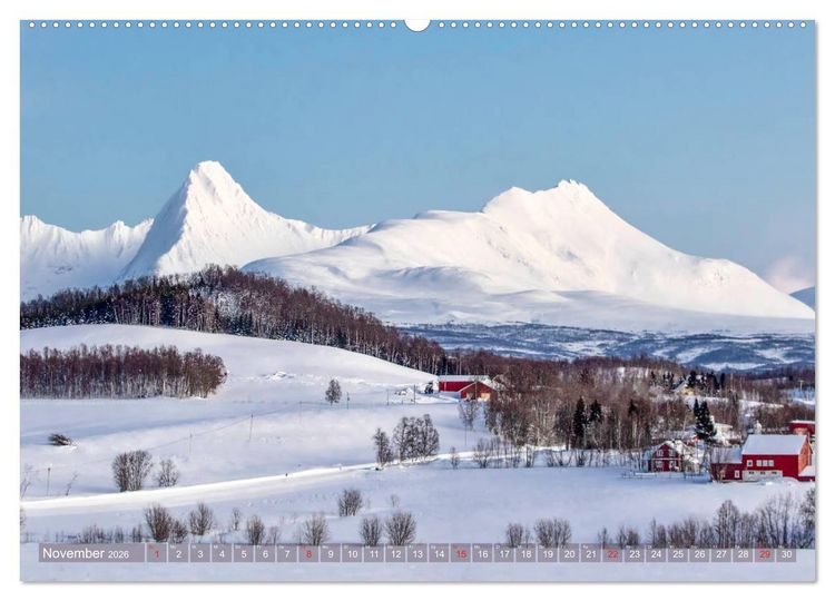 Produktbild: Norwegen - Mythos Landschaften (hochwertiger Premium Wandkalender 2026 DIN A2 quer), Kunstdruck in Hochglanz