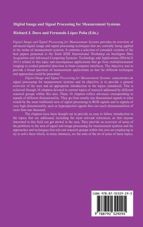 Produktbild: Digital Image and Signal Processing for Measurement Systems