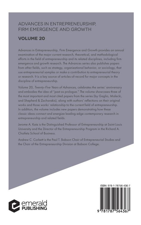 Produktbild: Reflections and Extensions on Key Papers of the First Twenty-Five Years of Advances