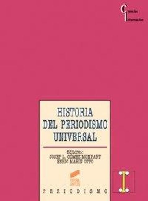 Produktbild: Historia del periodismo universal