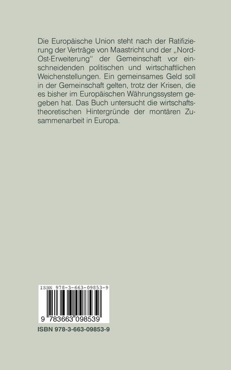 Produktbild: Ein Geld f&uuml;r Europa?