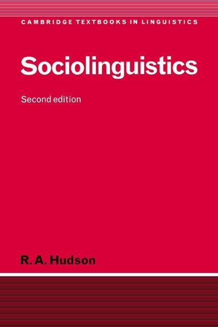 Produktbild: Sociolinguistics