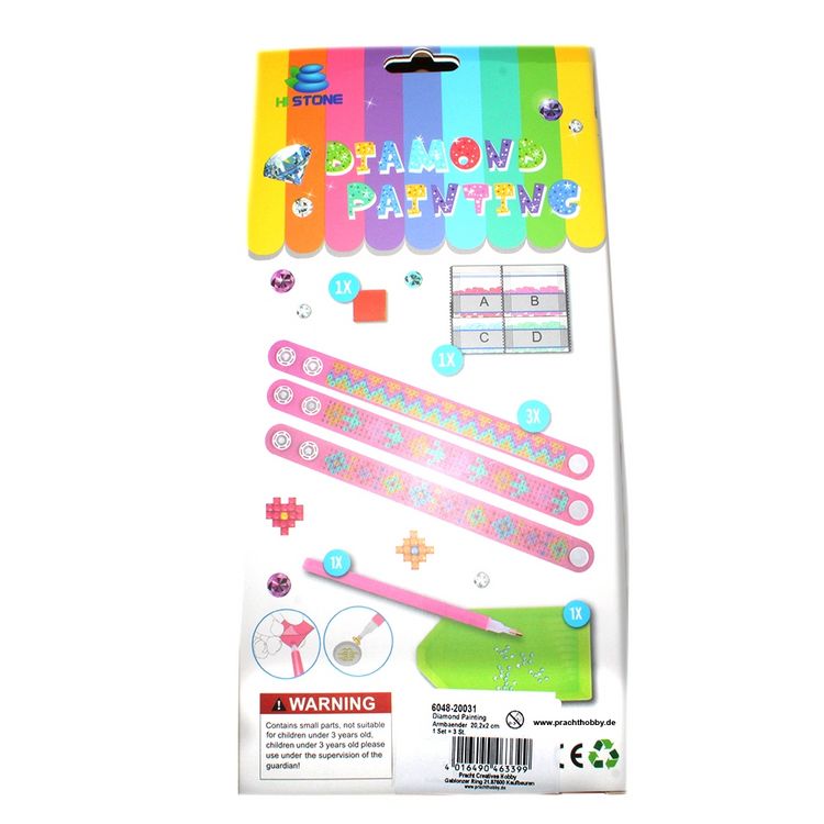Produktbild: Diamond Painting Armb&auml;nder 20x2cm 3 St&uuml;ck