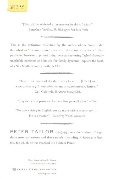 Produktbild: The Collected Stories of Peter Taylor
