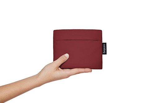 Produktbild: Notabag Original 2in1 Tasche & Rucksack - faltbare Einkaufstasche Backpack Bag - Wine Red