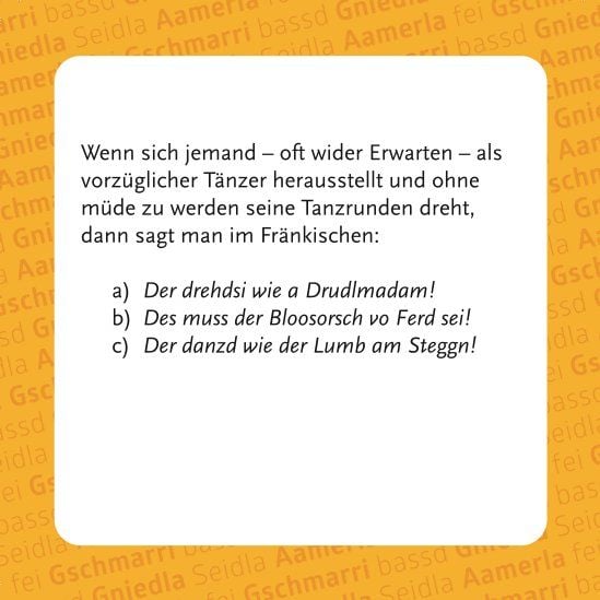 Produktbild: Gr&auml;schkurs Fr&auml;nkisch - Das Quiz