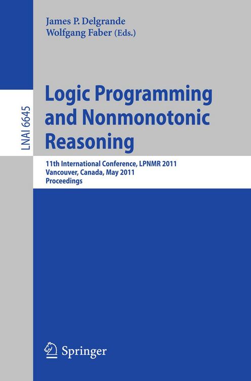 Produktbild: Logic Programming and Nonmonotonic Reasoning