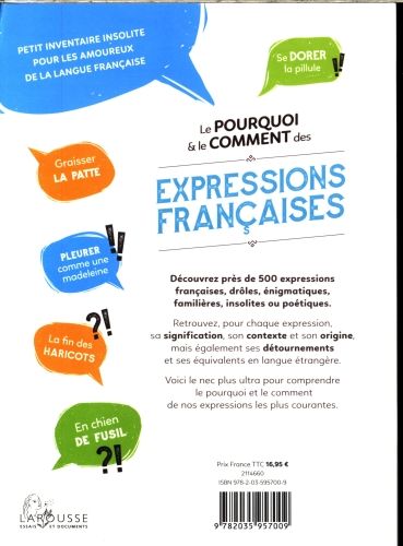 Produktbild: Le pourquoi et le comment des expressions fran&ccedil;aises