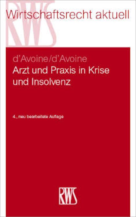 Produktbild: Arzt und Praxis in Krise und Insolvenz
