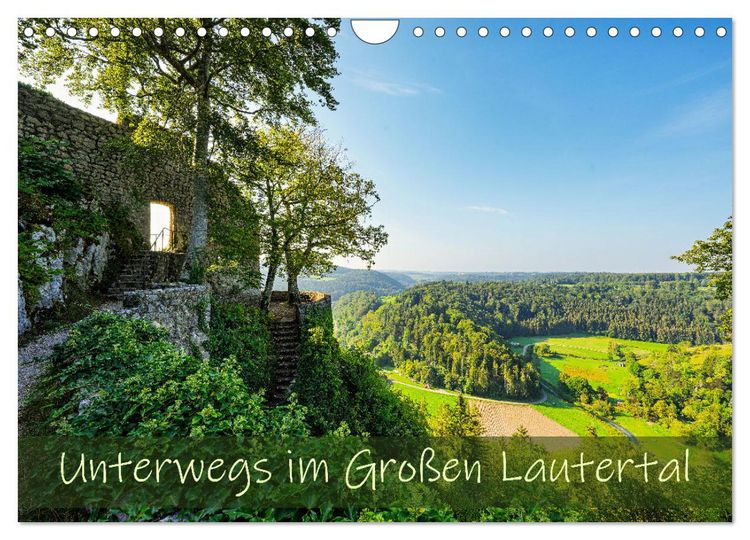 Produktbild: Unterwegs im Gro&szlig;en Lautertal (Wandkalender 2026 DIN A4 quer), CALVENDO Monatskalender