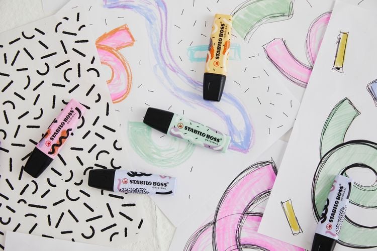 Produktbild: Stabilo Marker BOSS ORIGINAL Pastel by Ju Schnee 4er Set