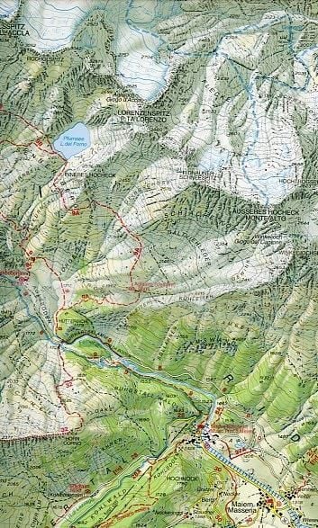 Produktbild: Tabacco Wandern 1 : 25 000 Sterzing Stubaier Alpen
