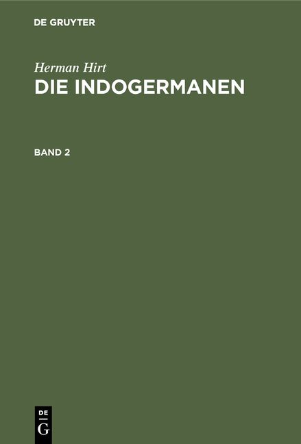 Produktbild: Die Indogermanen. Band 2