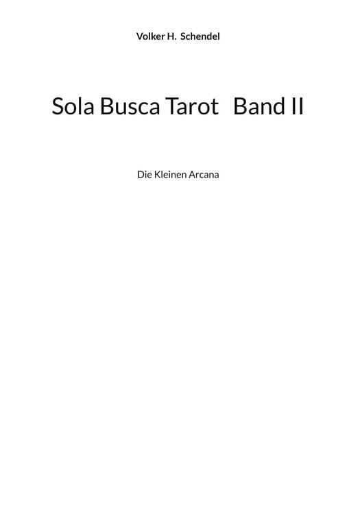 Produktbild: Sola Busca Tarot Band II