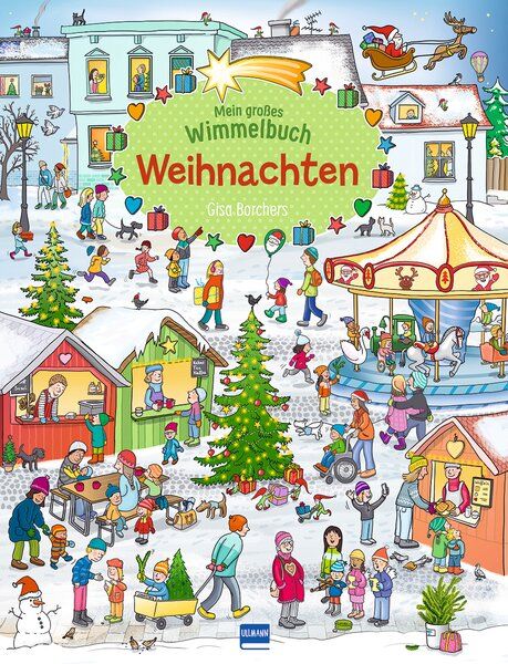 Produktbild: Mein gro&szlig;es Wimmelbuch Weihnachten
