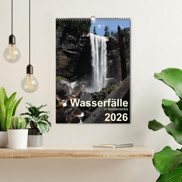 Produktbild: Wasserf&auml;lle in Nordamerika 2026 (Wandkalender 2026 DIN A3 hoch), CALVENDO Monatskalender