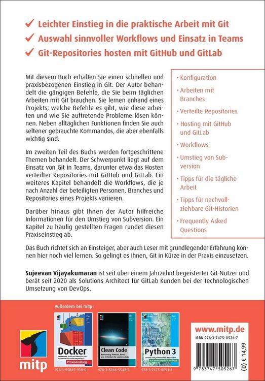 Produktbild: Git Schnelleinstieg
