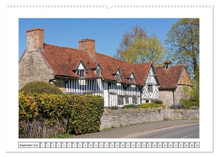 Produktbild: Stratford upon Avon - Shakespeare-Stadt (Wandkalender 2026 DIN A2 quer), CALVENDO Monatskalender